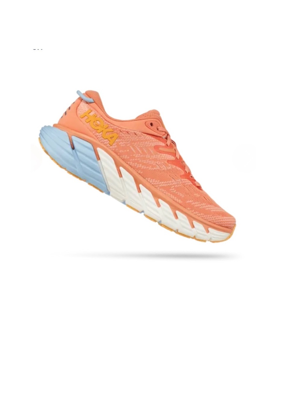 Hoka One One Women's Gaviota 4 Running Shell Coral/Peach Parfait Sz 8.5 like new